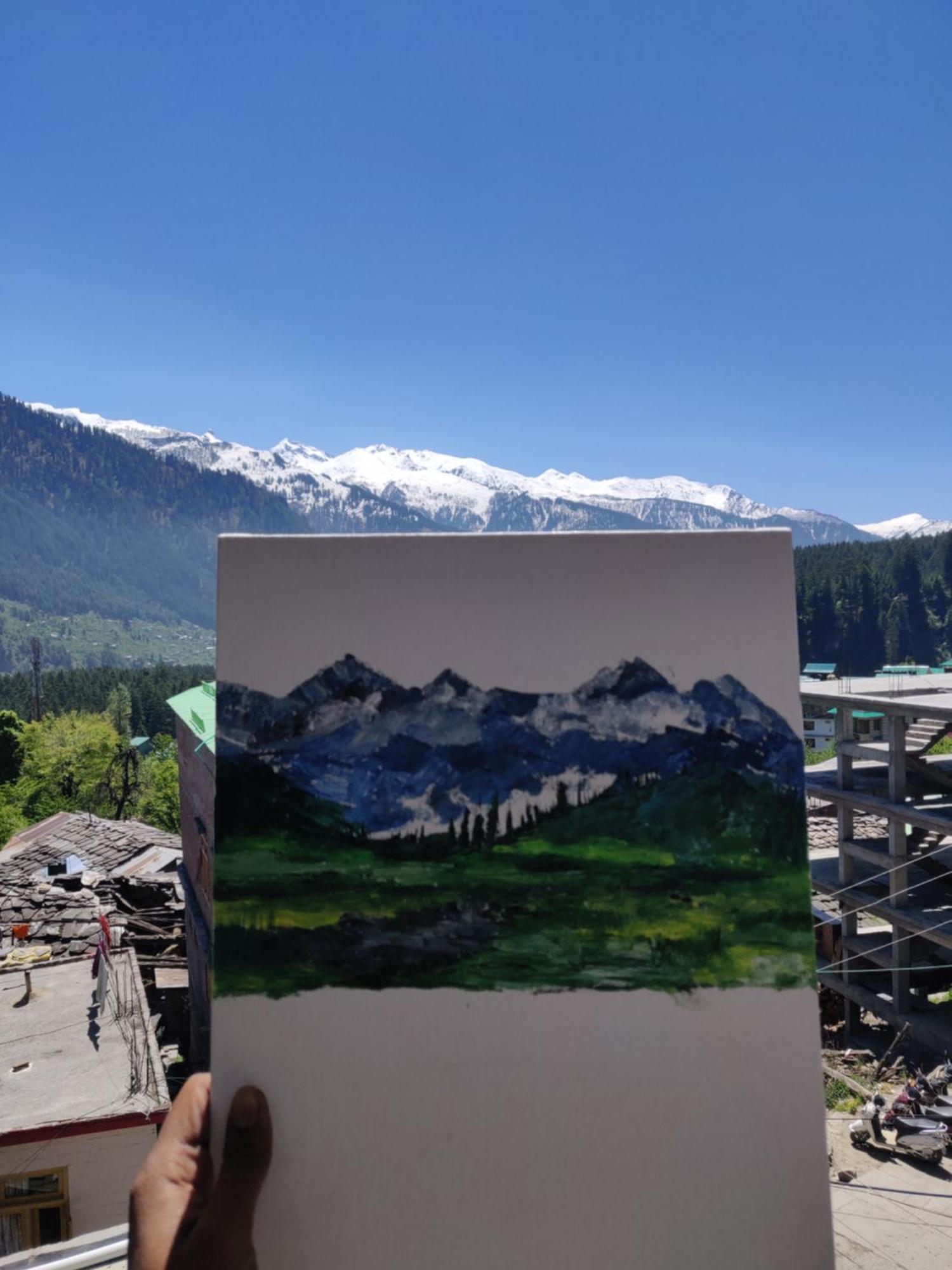 Хостел La Voglia-Old Manali Экстерьер фото